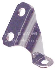 German quality 1/4 light chrome upper mount bracket Left Beetle - OEM PART NO: 113837631