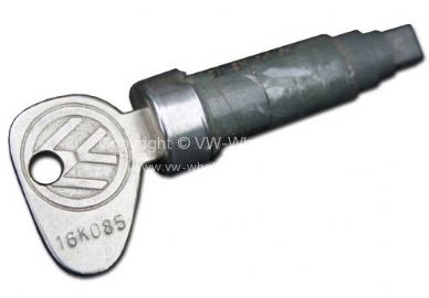 NOS Genuine VW door lock barrel and K code key 67 only - OEM PART NO: 