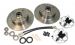 Complete front disc kit 4x130 T1 & Ghia 67-79