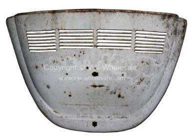 Genuine VW engine lid with 4 sets of vents Used 72-79 - OEM PART NO: 111827025V4