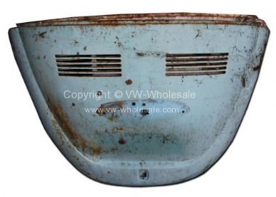 Genuine VW engine lid with 2 sets of vents Used 70-71 - OEM PART NO: 111827025V2
