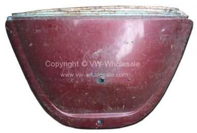 Genuine VW engine lid with no vents Used 68-69 - OEM PART NO: 111827025V0