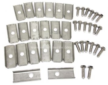German quality stainless steel floor pan to body mount kit - OEM PART NO: 311899131KIT