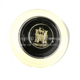 German quality early deluxe horn button ivory - OEM PART NO: 