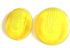 German quality Bosch headlamp glass  Yellow LHD - OEM PART NO: 111941115FY