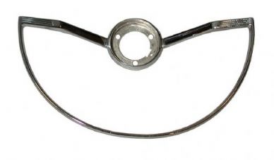 Chrome horn ring for OEM style steering wheel - OEM PART NO: 113951531F