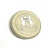 German quality horn button Ivory & silver for OEM style wheel