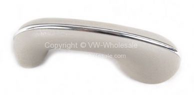 TMI internal door grab handle off white with chrome trim Right 55-67 - OEM PART NO: 111867172CIV