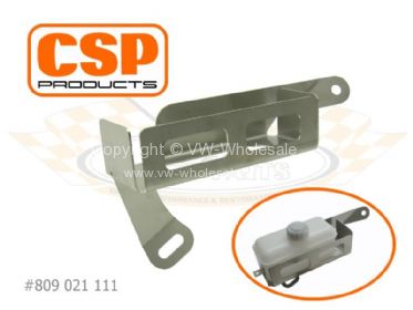 CSP stainless steel dual circuit reservoir bracket - OEM PART NO: 809021111