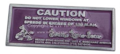 Dash Plate DDS - OEM PART NO: 