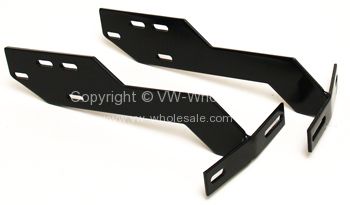 Front bumper irons to mount Early T1 blade bumpers to 68-73 beetle Front - OEM PART NO: 