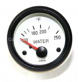 VDO water tempreture gauge 0-250 degree white face - OEM PART NO: 