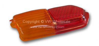 German quality hella marked rear light lens amber and red - OEM PART NO: 141945227