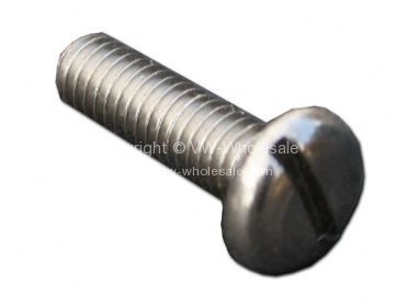 Stainless steel front bullet indicator lens screw 4 needed - OEM PART NO: 311953162SS