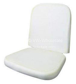 TMI Deluxe foam front seat pad set for one seat back rest and bottom pad Ghia 58-60 - OEM PART NO: 