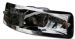 Chrome front indicator unit Right Ghia 8/69-7/74