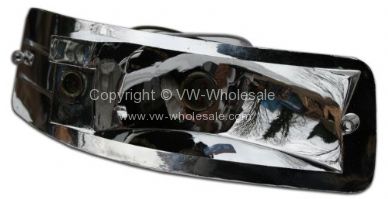 Chrome front indicator unit Right Ghia 8/69-7/74 - OEM PART NO: 141953052F