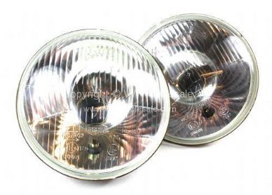 Pair of USA spec semi sealed beam unit UK spec 55-79 - OEM PART NO: 