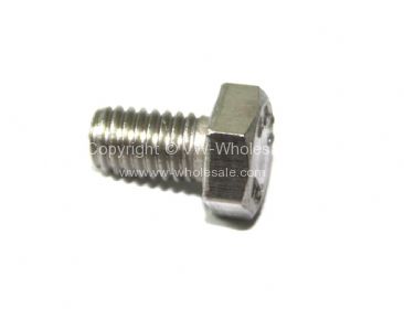 Stainless steel bolt to mount glass channel to lifter 4 needed 56-74 - OEM PART NO: 
