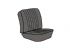 Seat cover set 6 pcs KG coupe 56-60 single colour basket weave - OEM PART NO: 431521
