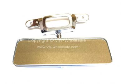 German quality interior rear view mirror with hole for interior light Ghia - OEM PART NO: 143857523B