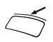 Seal for top of front window frame Ghia convertible 69-74