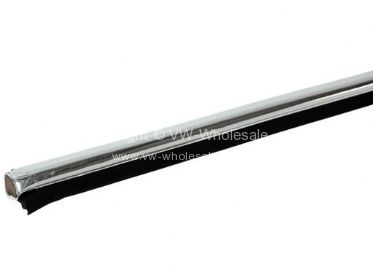 German quality Conv  chrome outer scraper Left or Right Ghia - OEM PART NO: 141837475D