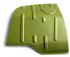 Klassic fab cab floor corner repair Right LHD - OEM PART NO: 
