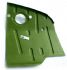 Klassic fab cab floor corner repair Right RHD 68-69 - OEM PART NO: 