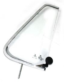 Genuine VW NOS opening 1/4 light frame inc catch and glass Right Bus 68-79 - OEM PART NO: 211837602B
