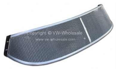 Type 3 external mesh sunvisor with aluminium frame and silver mesh - OEM PART NO: 