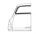 Notchback rear screen seal with groove for trim Type 3