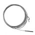 Accelerator cable for double intake and double carburettor 2665mm Type 3  08/65-