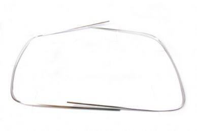 German quality metal chrome trim for fastback rear screen seal 66-73 - OEM PART NO: 315853355A