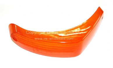 German quality front indicator lens with Hella logo Orange - OEM PART NO: 311953157J