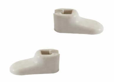 German quality sunvisor clips in off white Type 3 61-66 - OEM PART NO: 311857561IV