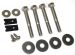 Stainless steel rear valance fitting kit Bus 55-67