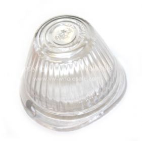 German quality clear bullet indicator lens with OEM markings T1 8/55-7/57 T2 60-63 - OEM PART NO: 111953161C