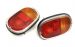 German quality rear light units complete  orange and red lenses