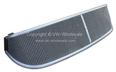 External mesh sunvisor with polished frame with silver mesh 55-67 - OEM PART NO: AC857112