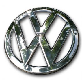 German quality chromed stainless front badge - OEM PART NO: 241853601SS