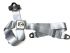 Seatbelt 3 point with chrome buckle and grey webbing - OEM PART NO: 111870691G