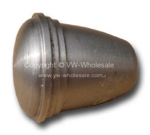 Brushed stainless steel dash knob for wiper switch - OEM PART NO: 111955541BF