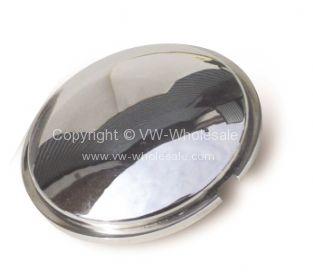 Chrome finished stainless steel horn button centre - OEM PART NO: 113951501CFCB
