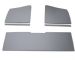 Roof lining set for single cab pick up in ABS textured grey set of 5 55-67