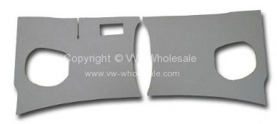 German quality kick panels  ABS grey leather grain finish LHD Bus - OEM PART NO: 211863111A