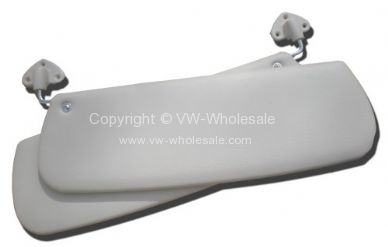 German quality sunvisors in off white Bus - OEM PART NO: 211857551A