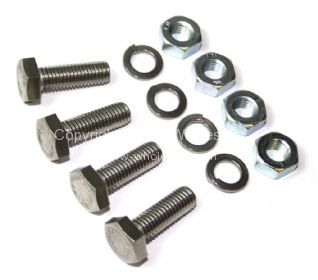 German quality rear bumper iron to body fixing bolts for both irons Bus - OEM PART NO: 