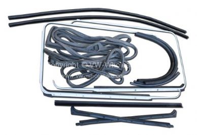 German quality door seal kit for both doors with German door seals Beetle - OEM PART NO: 113898721KIT