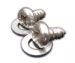 Stainless steel screws and washers for the top of both 1/4 lights 68-79